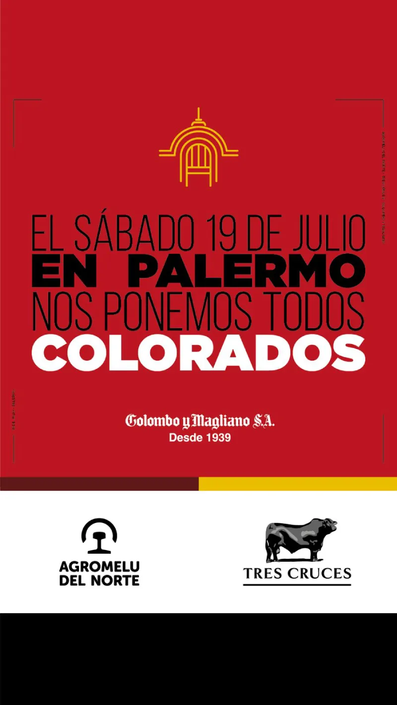 Remate Cabañas Agromelú del Norte y Tres Cruces Predio Rural Palermo Sábado 19 de Julio