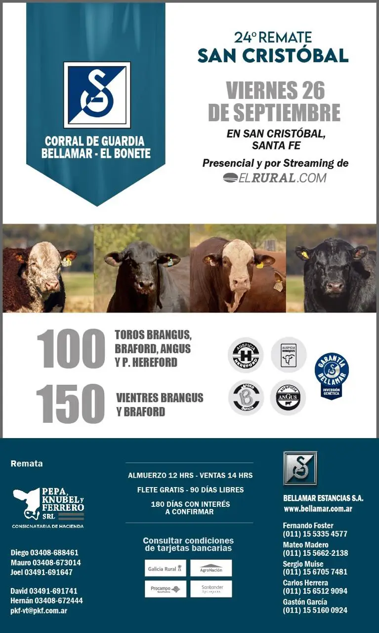 Corral de Guardia viernes 26 de septiembre 2025