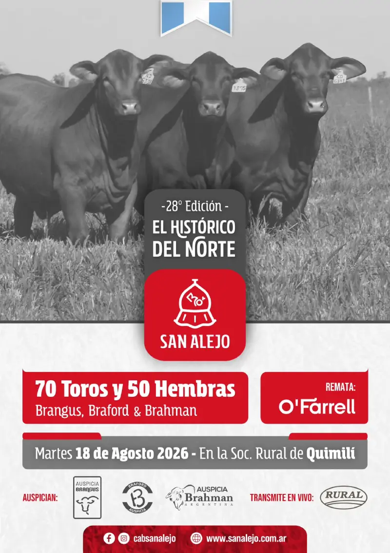 18 de agosto 2026 El Histórico del Norte