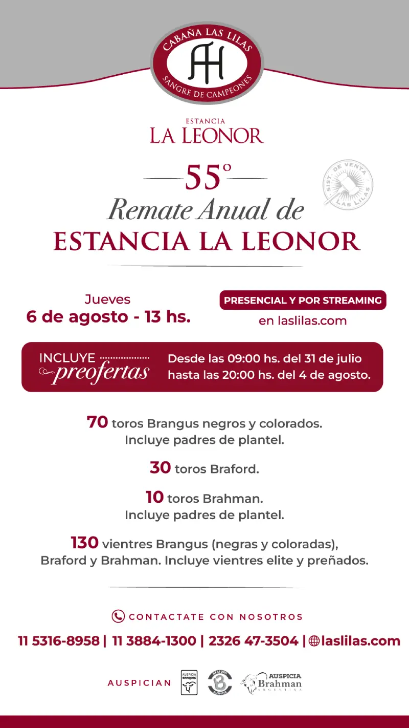 6 de agosto 2026, La Leonor