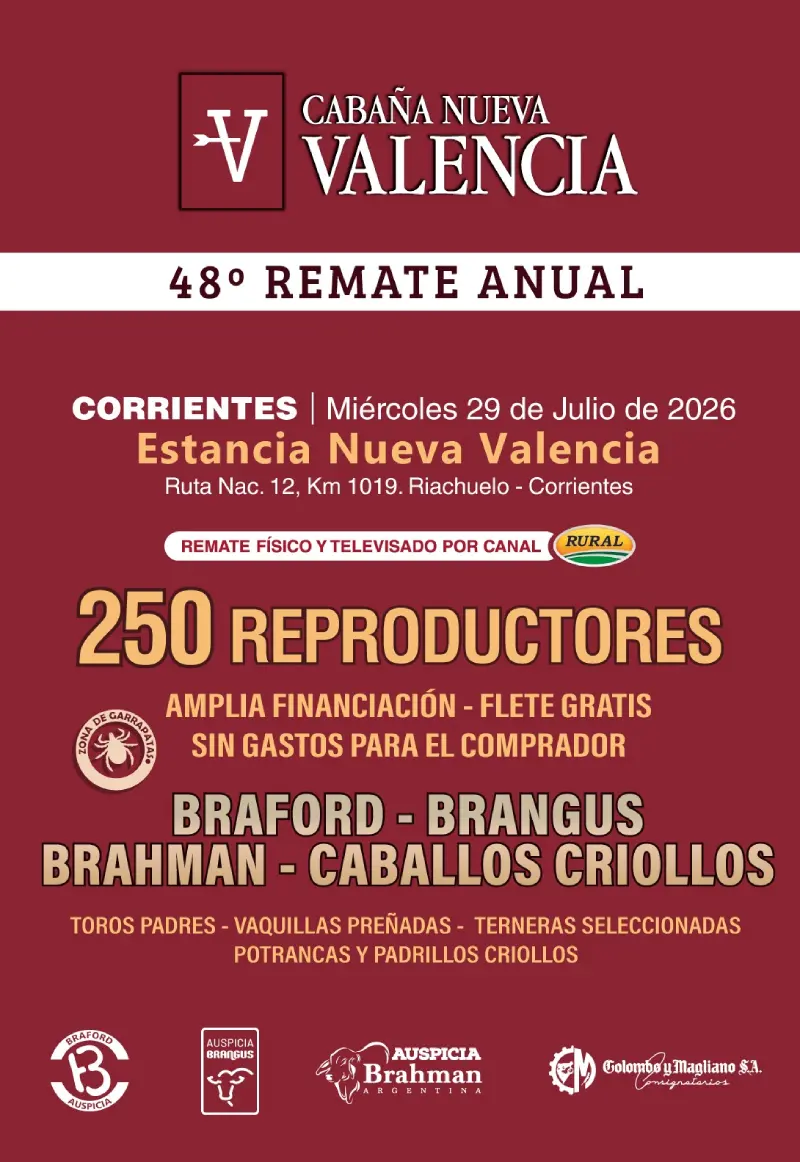 Cabaña Nueva Valencia 29 de julio 2026